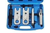 Shankly 2-Way Hydraulic Ball Joint Separator Tie Rod Removal Tool with Splitting Ball Points and Anti-roll Bar Mountings - Perfect for Front Wheel Cars Ball Joint Remover Tool with Steel Body and Bolt