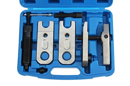 Shankly 2-Way Hydraulic Ball Joint Separator Tie Rod Removal Tool with Splitting Ball Points and Anti-roll Bar Mountings - Perfect for Front Wheel Cars Ball Joint Remover Tool with Steel Body and Bolt