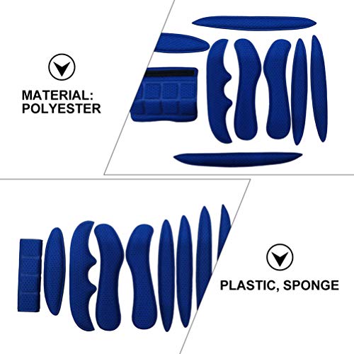 BESPORTBLE, 1 conjunto de almofadas de capacete universais de substituição para capacete de motocicl