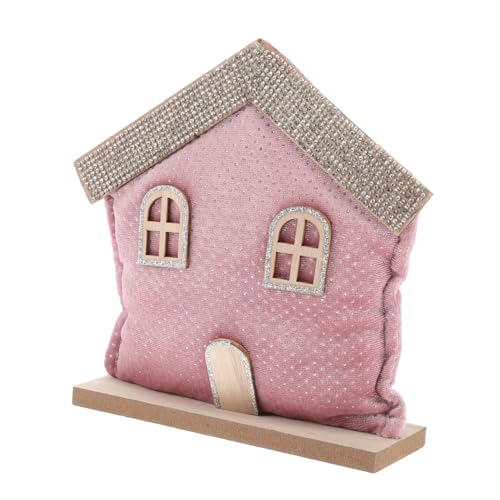 Anneome Christmas Decor Set Small House Ornaments Mini Ornaments Perfect for Desktop Tabletop Decor