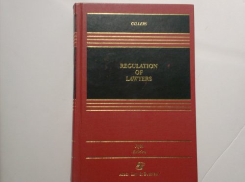 Regulation of Lawyers: Problems of Law and Ethics 1567067417 Book Cover