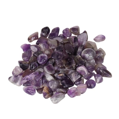CIYODO Aquarium Gravel Natural Amethyst Stone Gravel Purple Crystal for Fish Tank Pieces