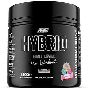 Hybrid Pre Workout 320g – Pre Workout Supplement by Freak Athletics – Pre Workout Powder Made in The UK (Rainbow Candy)