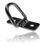 EnB Bügelkrampe 30x37 mm horizontal klappbar – 20 Stück verzinkte Planenhaken Made in Germany – rostfrei & besonders stabil – Anhängerzubehör zur Planenbefestigung für Trailer, Pritsche & Boot