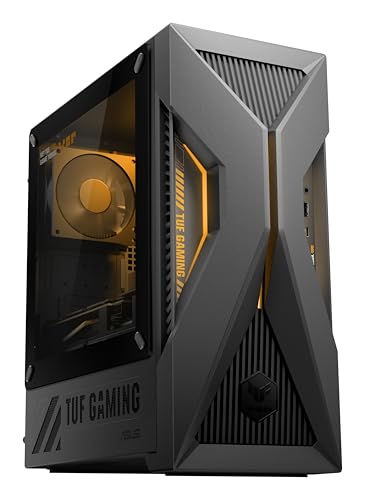 ASUS,TUF Gaming T500 TM500MH-0R7260135W - Sobremesa Gaming de (AMD Ryzen 7 260, 16GB RAM, 512GB SSD, NVIDIA RTX 5050 8GB, Windows 11 Home) Gris Eclipse Solar