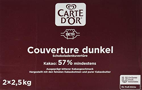 Carte d'Or Couverture dunkel (Ausgeprägter bitterer Kakaogeschmack) 1er Pack (1 x 5kg) Cover