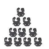 KMLONG Support de tige de capot, Clip de maintien adapté à Opel, Astra G T98 Zafira A T98 Calibra C89 Omega B Lotus Omega Vectra A Corsa B S93 clip de tige de capot de voiture(10X)