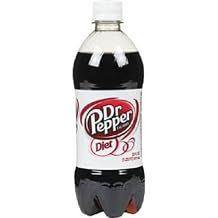 Dr. Pepper Diet Soda, 20 Fl Oz Pack of 24