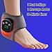 Foot Ankle Massager with Heat, 3-in-1 Kneading Massage, 3 Speeds 5 Temperatures, Wireless Portable for Home Office Travel (1Pcs)
