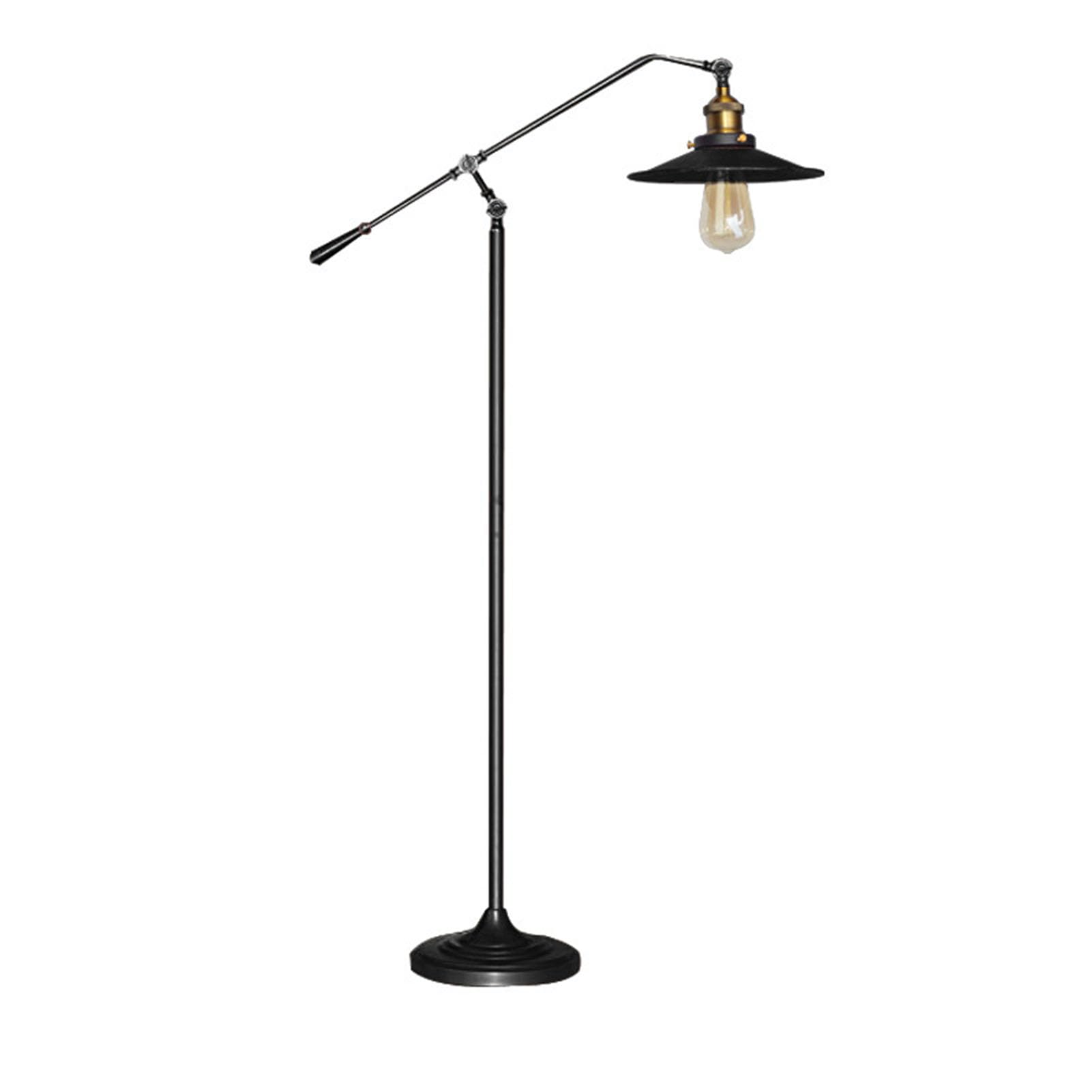 Lampadaire de style classique noir pour éclairer un espace sans encombrer