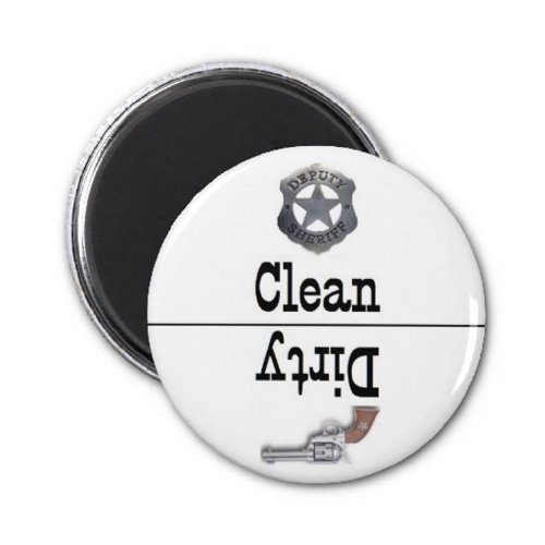 Good Guy/Bad Guy Clean Dirty Dishwasher Magnet