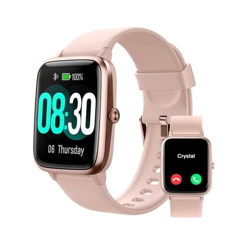 GRV Smartwatch, Pulsera Actividad Inteligente IP68 Impermeable Reloj Inteligente Mujer Hombre con Pulsómetro Monitor de Sueño Podómetro Notificación de Mensajes Reloj Deportivo