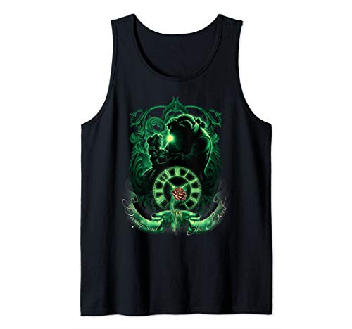Disney Beauty And The Beast Green Hue Portrait Tank Top