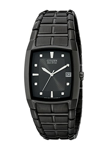 Citizen Men's BM6555-54E Eco-Drive Black Ion-Plated Stainless Steel Watch