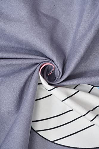 Image of Room Single Bedsheet with 1 Pillow Cover, Single Bed, Printed- 60 x 90 Inches