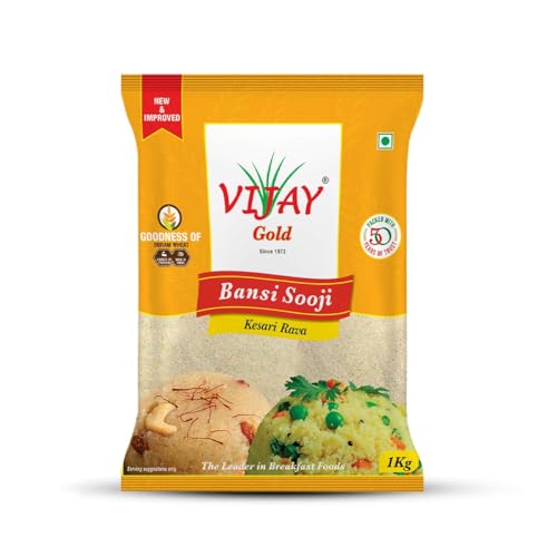 VIJAY Bansi Sooji, Suji, Rawa, 1Kg