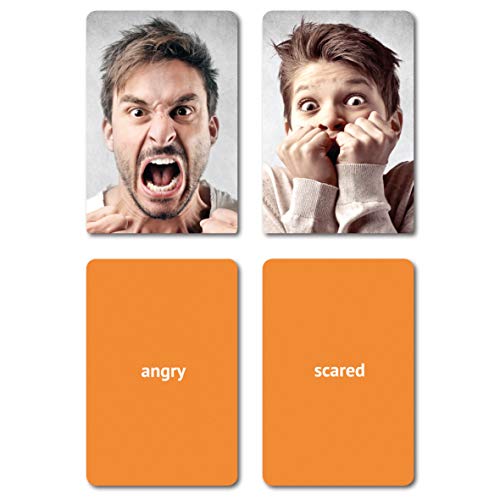 Picture My Picture Feelings And Emotions Flash Cards | 40 Emotion Development Language Photo Cards | Speech Therapy Materials And Esl Materials #TOP7