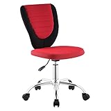 Der Kinderdrehstuhl in angesagter Bicolor-Optik erhalten Sie in schwarz/rot. Die Rückenlehne mit den horizontalen Steppungen ist ein richtiger Blickfang und stützt den Rücken Ihres Kindes optimal ab.