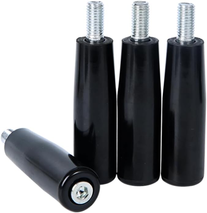 2PCS Plastic Handle Bakelite Turning Handle Machine Hand Wheel Fixed Handle M6 M8 M10 M12 - (Color: Black, Size: M12 X 100)