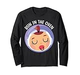 bun in the oven - pregnancy announcement - gender reveal maglia a manica