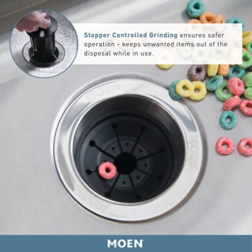 Moen GXB75C Host Series Control Activation 3/4 HP Garbage Disposal with