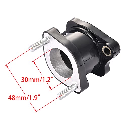 Tubo de admisión de carburador de 30mm que soluciona la pérdida de potencia en ATV 250cc 2