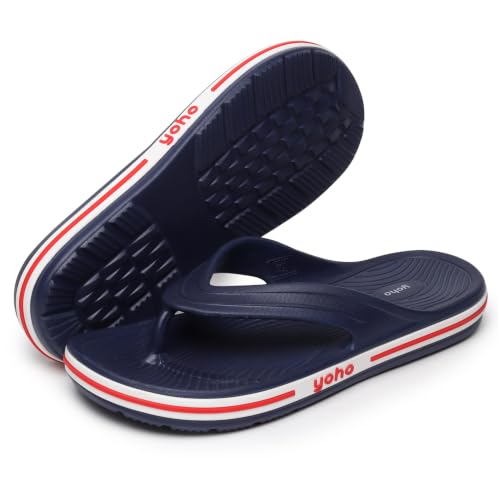 Image of YOHO Grip Orthopedic Slippers for Men | Waterproof Monsoon Footwear | Footpharma Footbed & TripleDense Foam | Anti-Skid Chappals