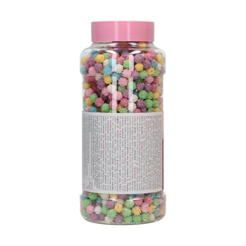 FunCakes Mimosa Disco Mix: Zuckerstreusel zum Dekorieren von Kuchen, Cupcakes & Torten, Zuckerdekor für Geburtstag oder Kinderkuchen - 500 g