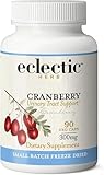 ECLECTIC INSTITUTE Raw Fresh Freeze-Dried Non-GMO Cranberry | Urinary Tract Support | 90 CT (300 mg)
