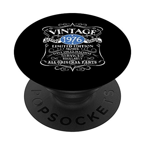 Vintage 1976 46 regalo de cumpleaños hombres mujeres diseño original PopSockets PopGrip Intercambiable