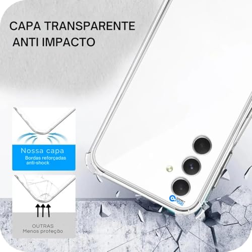 Capa Capinha Anti Impacto Compatível Samsung Galaxy A54 5g Case Antishock Transparente