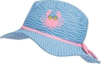 Playshoes Mädchen Uv-schutz Sonnenhut Bademütze Kopfbedeckung, Krebs, 53 EU