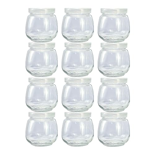 Image of TOFOAN Baby Food Storage Containers,12 Pack Baby Food Containers with Lids,4 oz Glass Baby Food Jars,Small Snack Containers for Toddlers,Thickened Baby Food Storage Containers for Infant and Baby