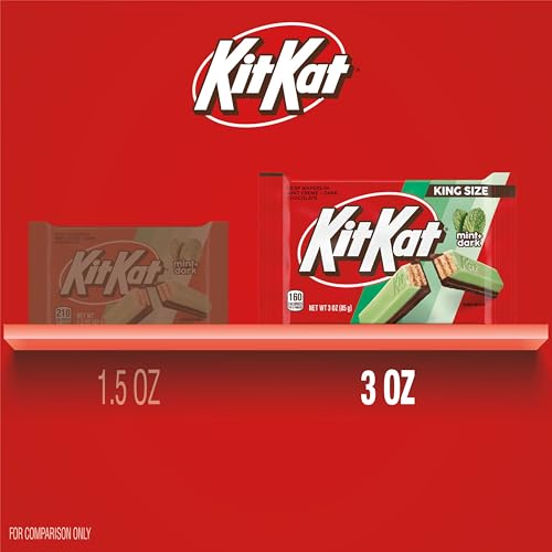 KIT KAT DUOS Dark Chocolate Mint Wafer King Size, Candy Bars, 3 oz (24 Count) - Thumbnail 4