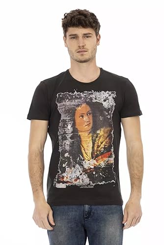 T-shirt en coton noir homme en maille premium durable
