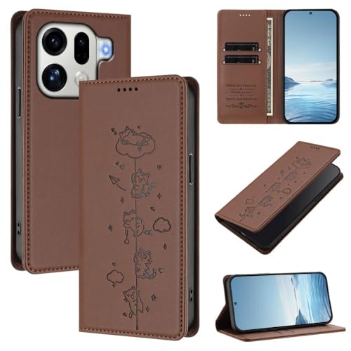 Housse Oppo A74 4G chat marron pour vos sorties et trajets de vie