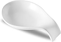 Vista 12 de Nihow Soporte de cuchara de cerámica: Soporte de utensilios estable de 4 pulgadas - Soporte de cuchara resistente al calor para encimera