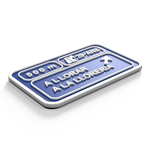 Miniatura 6 de Parche Rectangular De Pvc Para Mochila Tactica - A Llorar A La Lloreria - 76x43 Mm - Parches De Cross Training Para Mochilas Militares - Accesorio Para Gym Diseñado En España Lloreria