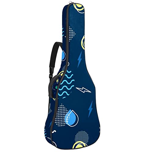 Sac à dos guitare acoustique étanche et son organiseur de rangement intégré