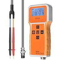 Batterie Innenwiderstands Tester, Misst Batteriewiderstand, Spannungs Ohm Tester, Geeignet für Heim und Industrie RC3563 1uΩ ~ 200 Ω/1 mV ~ ± 100 VDC (GR-T9-RC3563-B)