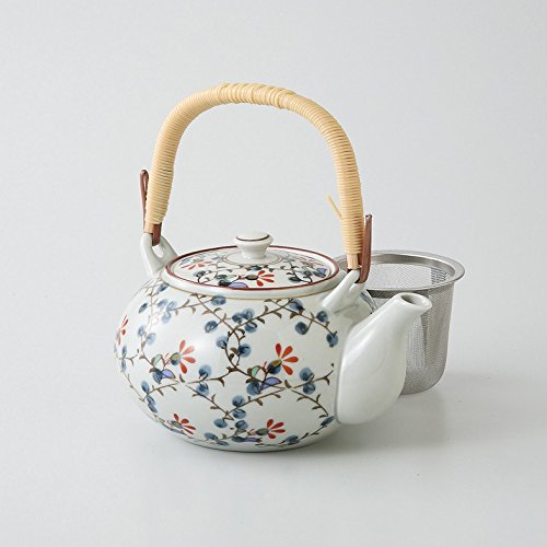 saikai pottery Kyusu (small teapot) Nishiki kusabana 4go 66389 from Japan
