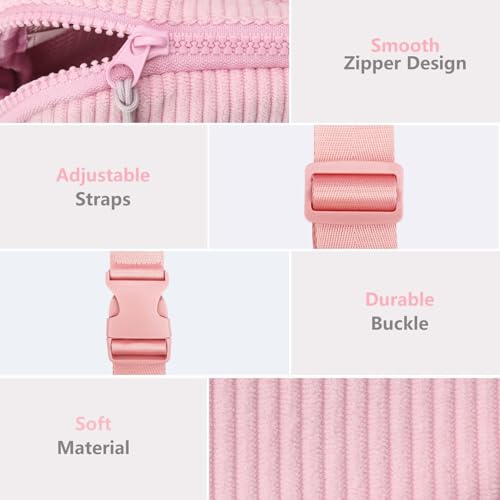 Image of Belt Bag for Girls Gifts - Birthday Gifts for Teenager, Personalized Gifts for Mom Freind Sister Teacher, Graduation GiftsInitial Crossbody Bag Belt Bag for Women F