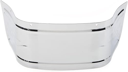 Miniatura 3 de Newsmarts Repuesto de faldón de guardabarros delantero de motocicleta para Harley Touring Electra Glide Softail 1980-2013, cromado