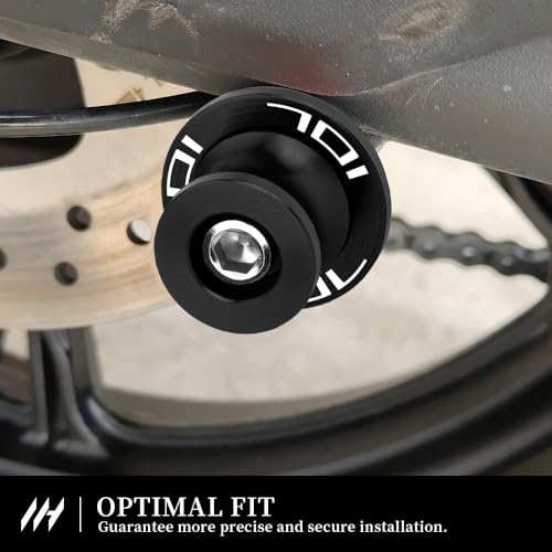 MotHeart M10 Schwingarm-Slider für 701 Enduro 2016-2024 701 Supermoto 2015-2024 Vitpilen 701 2018-2024 Svartpilen 701 2019-2024 Robuster Schwingarm-Schutz Zubehör (Schwarz)