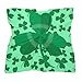 ducanll Green Fashion Silk-Like Bandanas Unisex Clover Head Wrap Square Scarf Wristband for Bachelorette Party Dresses Wedding Party - 18