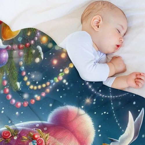 Couverture pingouin douce grand format lavable pour lit et canapé