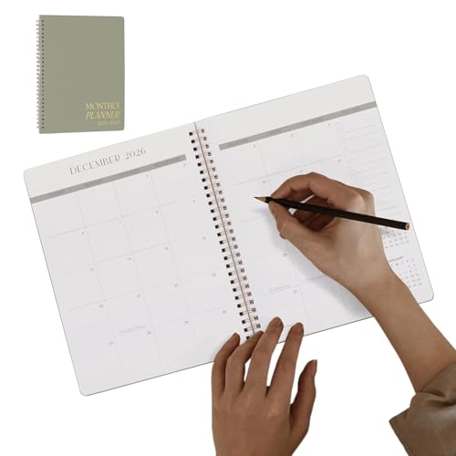 Planificador mensual y cuaderno estético para eliminar el caos visual en tus tareas