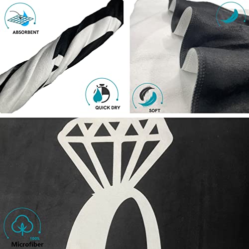 Feelacle Bride Wifey Gift Sand Free Beach Towel For Women Absorbent Bath Towel Large Hand Towels For Swimming Bathroom Spa Pool #TOP2