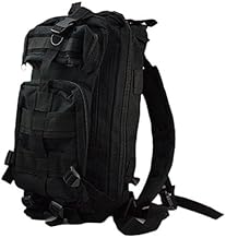 Trekking Sports de Plein Air Sacs à Dos Militaires Sac à Dos Tactique Sacs à Dos Sacs d'assaut Imperméables pour Le Camping Randonnée Shootting Chasse Alpinisme (Noir)