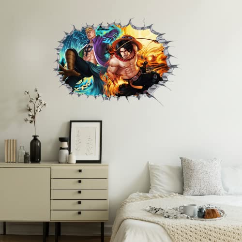Anime Wall Sticker Children's Cartoon Bedroom Background Wall Decoration Self-Adhesive Wall Sticker Pvc 15.7X31.5 Inches #TOP4